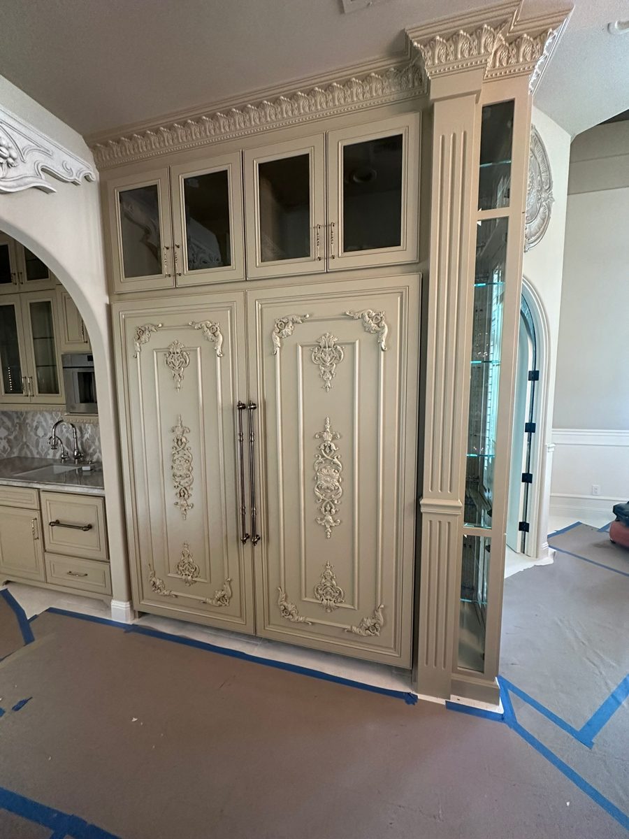 Cabinet refinishing